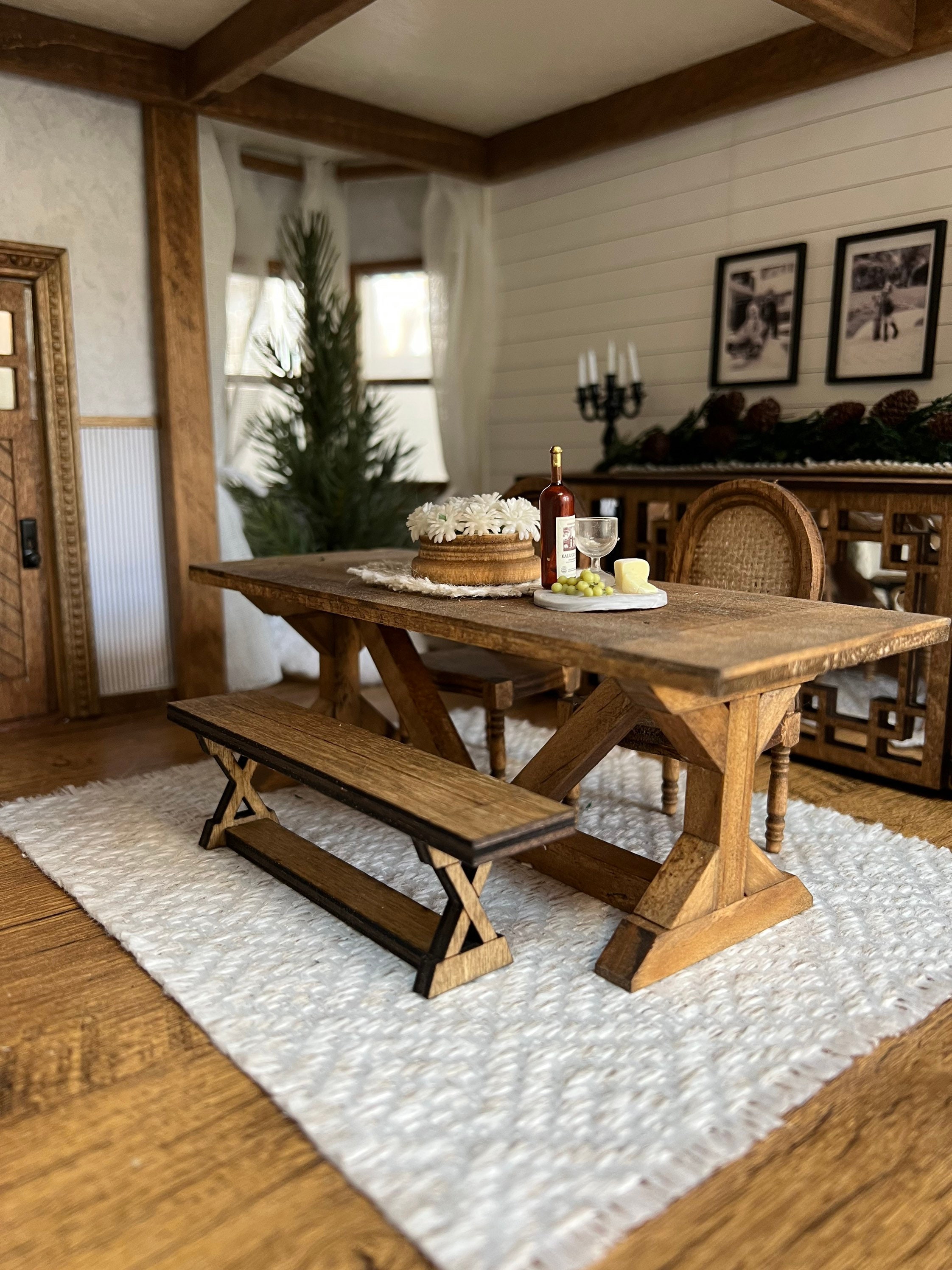 Farmhouse sale wood furniture