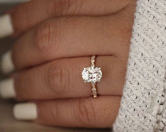 real gold cubic zirconia rings