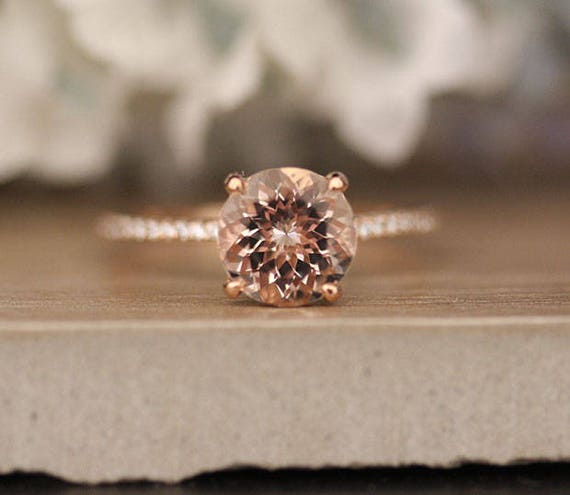 8mm morganite clearance