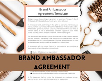 Brand Ambassador Agreement