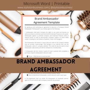 Brand Ambassador Agreement