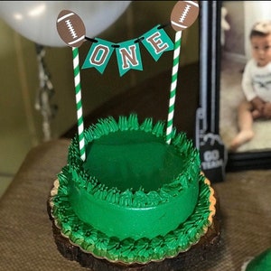 Football Cake Topper, birthday party decorations for kids, sports theme