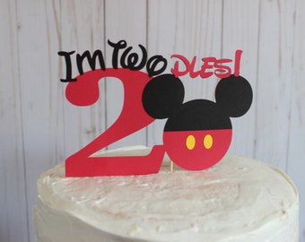 Mickey Cake Topper Etsy