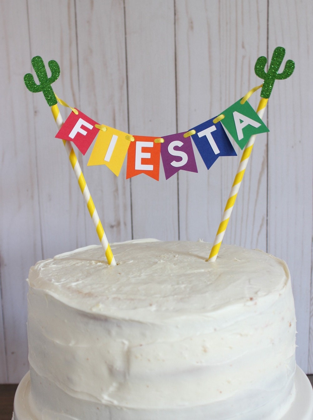 First Fiesta Cactus Cake Topper First Birthday Cake Topper 