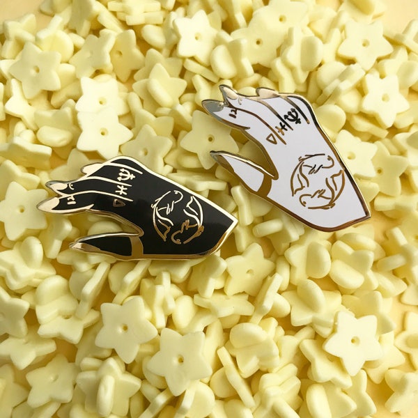 The Fishes Hand Hard Enamel Pin