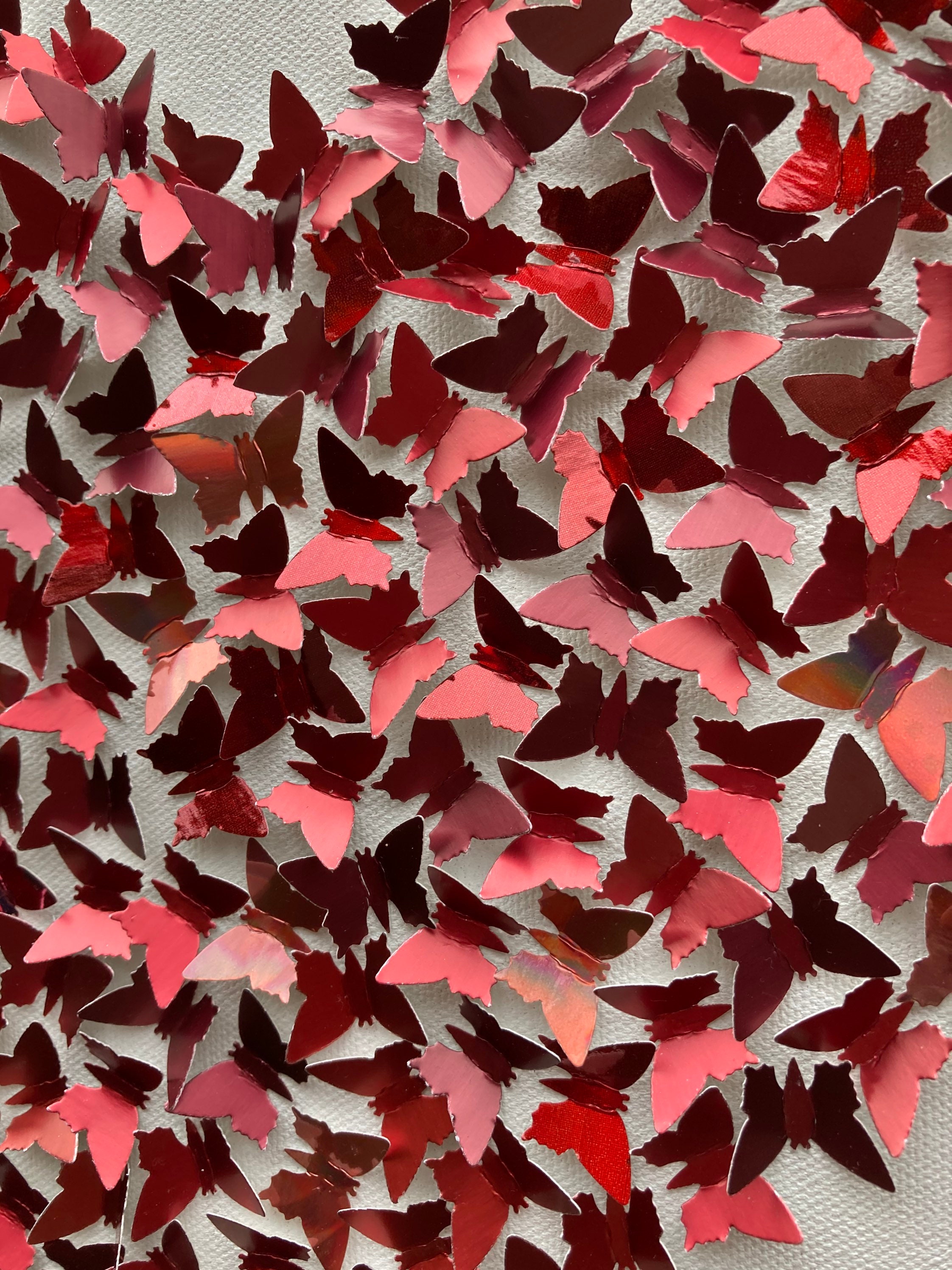 Valetntine Red Butterfly wall art/3d butterflies/butterfly Etsy