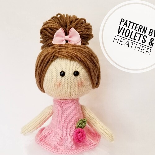 KNITTING PATTERN for Ballerina Knit Doll Instant PDF Pattern Etsy