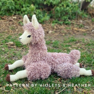 CROCHET PATTERN for Lounging Llama.Crochet llama Pattern.Crochet alpaca Pattern.Crochet llama.Crochet Toy Pattern Instant PDF Download.