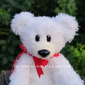 CROCHET PATTERN for Heirloom Teddy Bear. Amigurumi Teddy Bear. Crochet Bear Pattern. Teddy Bear Pattern. Crochet Bear.Instant PDF Download.