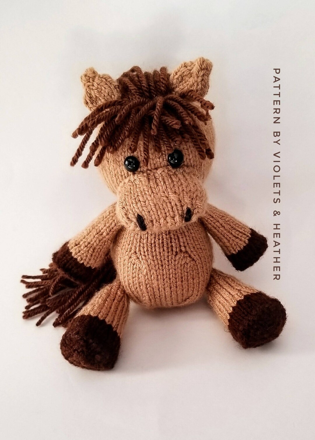 KNITTING PATTERN for Little Knit Horse Instant PDF Pattern - Etsy