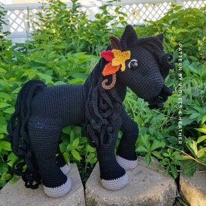 CROCHET PATTERN for Autumn Horse, Instant PDF Download. Amigurumi Horse Pattern. Crochet Pony Pattern. Crochet Toys. Violets & Heather