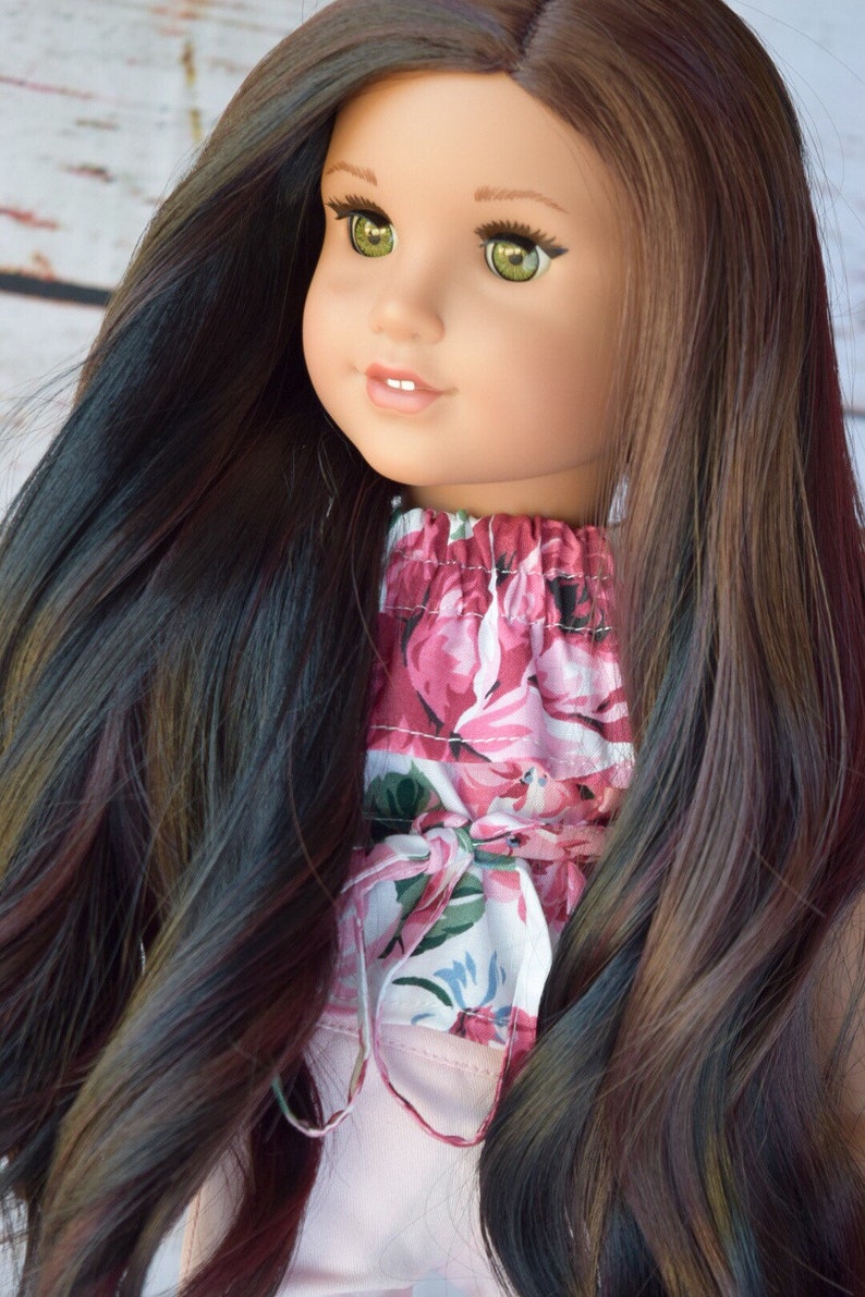 Custom Doll Wig for 18 American Girl Doll Heat Safe Etsy