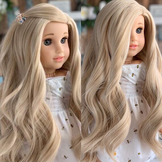 etsy american girl doll wigs