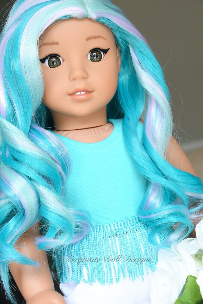 10 11 Custom Doll Wig To Fit 18 American Girl Etsy
