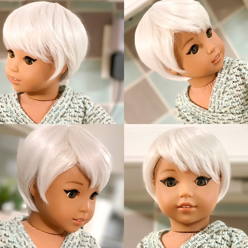 11” Custom Doll Wig for 18/" American Girl Dolls Gotz My Life OG Journey Girls