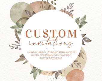 Convites personalizados