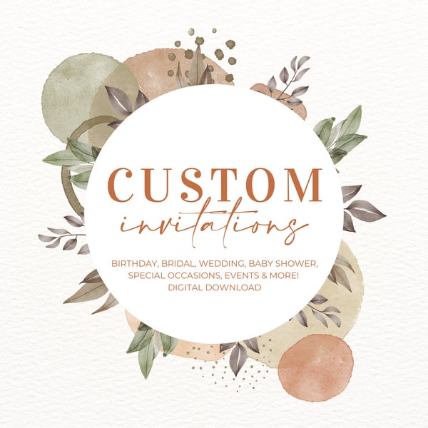 Custom Invitations