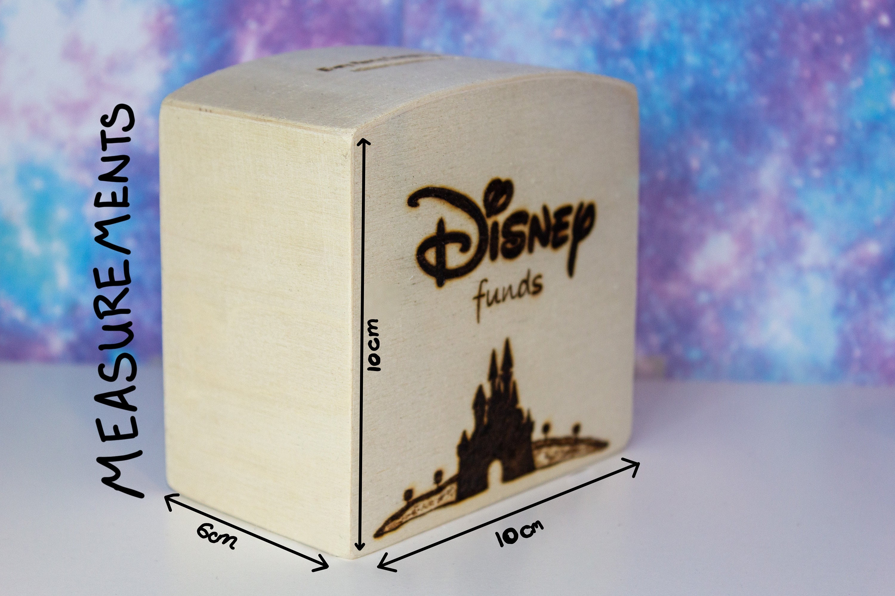 Personalised Disney Funds Money Box Holiday Savings Box Etsy
