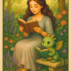Pegatina de la carta del Tarot de la Princesa