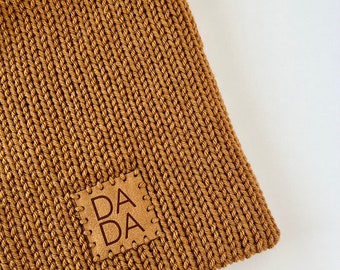 Knitted DADA BEANIE | Beanie for Dad