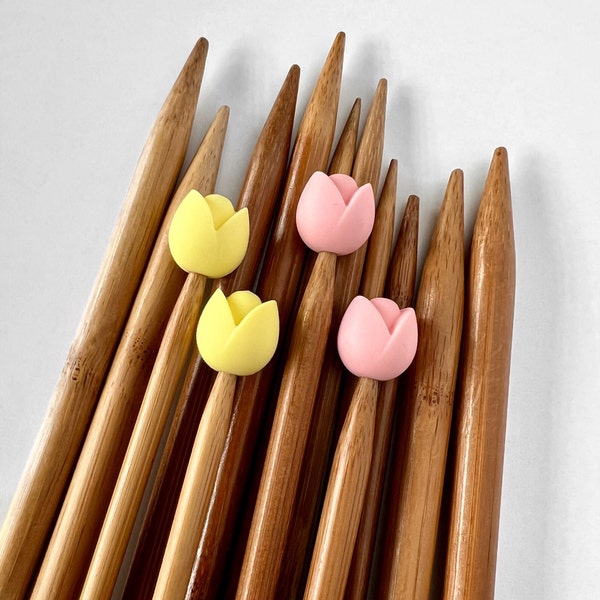 Knitting Needle Stoppers | TULIP needle stopper | Knitting Notions | Stitch Stoppers | Needle Point Protectors | Stitch Holders