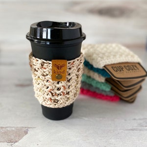 Cup cozy | Reusable coffee cup sleeve | Cup sleeve | Teacher gifts | Party favors | Coffee lover gifts | Gifts under 15