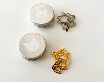 Stitch markers | Snag free cat stitch markers | Cat stitch markers | Progress keepers | Knitting notions | Maker gifts | Knitting tools