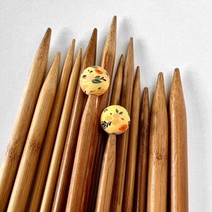 Knitting Needle Stoppers | SUNSHINE needle stopper | Knitting Notions | Stitch Stoppers | Needle Point Protectors | Stitch Holders