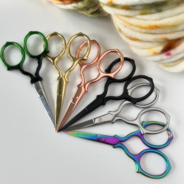 Craft scissors | Small simple scissors | Embroidery scissors | Crochet scissors | Knitting scissors | Maker notions