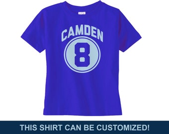 Preppy Personalized Boys Birthday Shirt - Customizable Birthday Shirt - Custom Boys Birthday - Boys Eighth Birthday Shirt - 8th Birthday