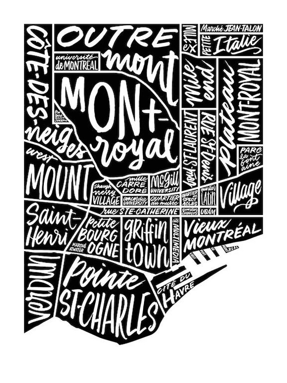 Lettered Montreal