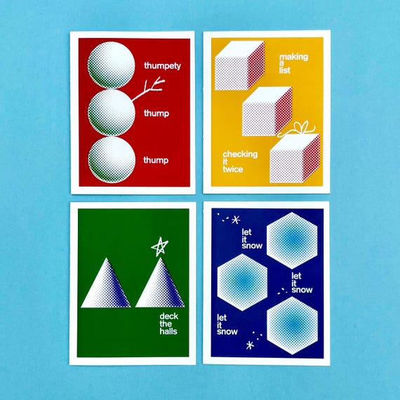 2024 Holiday cards (Shapes)