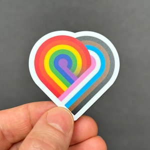 Sticker coeur fierté
