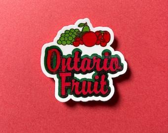 Autocollant Fruits de l'Ontario