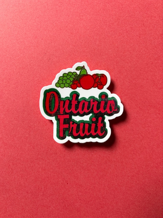 Ontario Fruit sticker