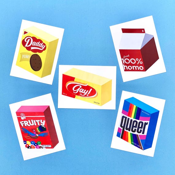 Gay! postcards