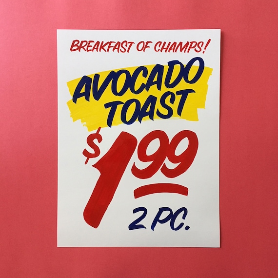 ART PRINT: Avocado toast