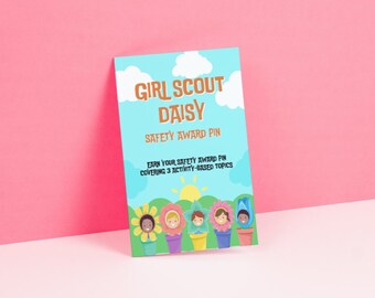 Daisy Safety Award Pin Activity Booklet - Digital Download