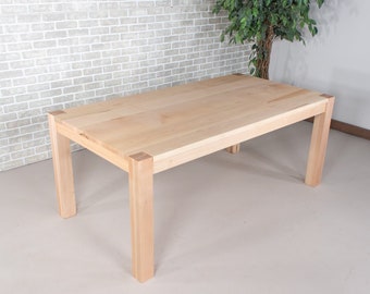 Woord Herrie Boer Scandinavian Style Kitchen Table Maple Parsons Table With - Etsy