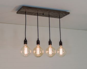 Kitchen Island Lighting kitchen island lighting fixture rustic ceiling chandelier edison pendant light with 4 pendants wood kitchen lighting fixture