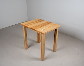 Small Counter Height Dining Table, Tall Extendable Dining Table, Small Wood Kitchen Table with Leaves