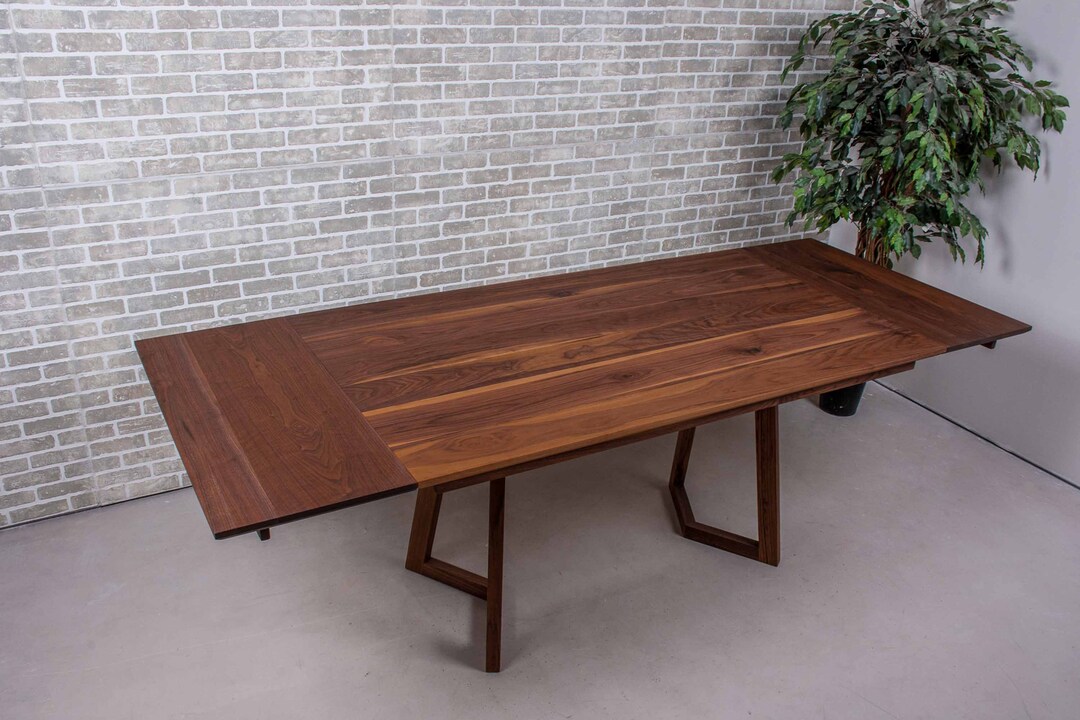 Counter Height Table With Extension, Walnut Counter Height Table With ...