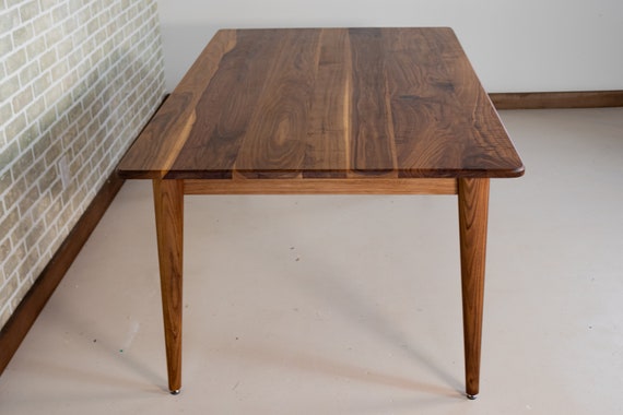 MCM Dining Table Mid Century Modern Table Mid Century Walnut
