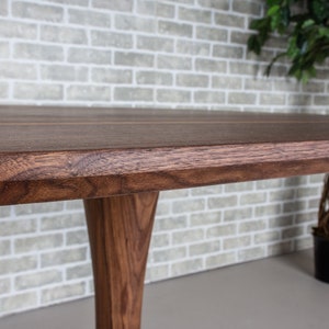 Oval Dining Table, Oval Pedestal Table, Oval Banquette Table, Narrow Walnut Dining Table, Oval ...