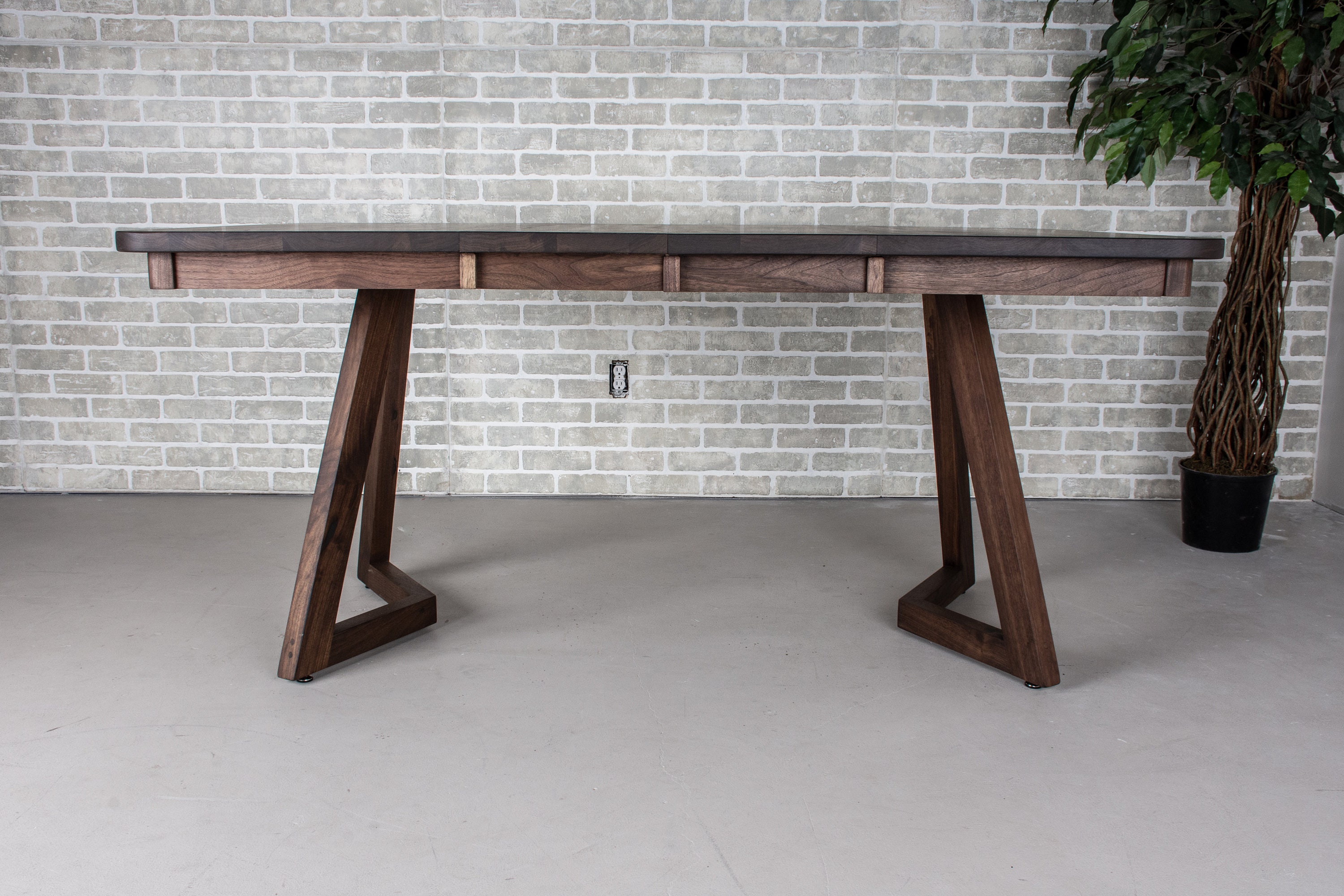 Black Walnut Extension Table, Square Dining Table, 42 Inch - Etsy