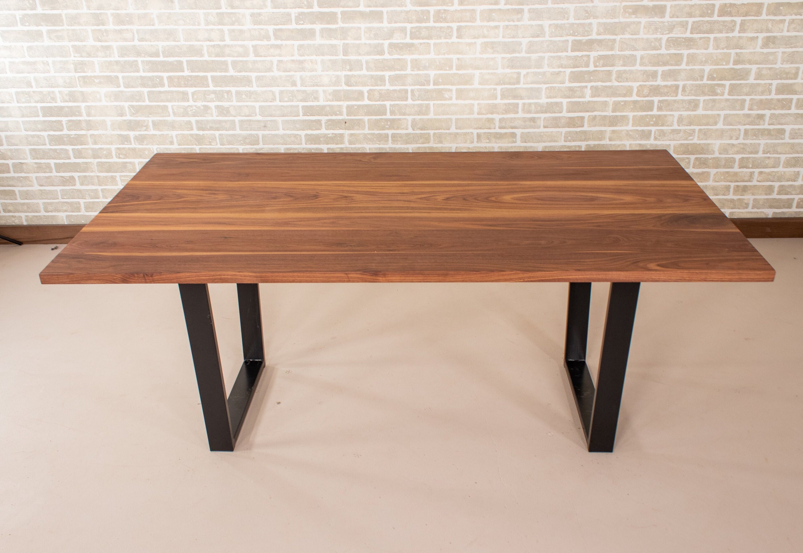 Walnut Dining Table Large Wood Dining Room Table Custom Walnut