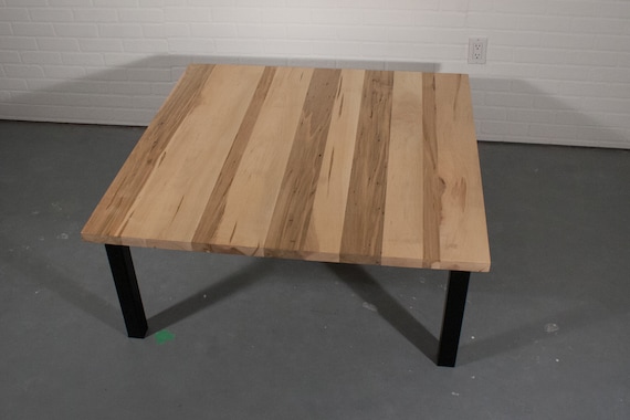 Mid Century Modern Coffee Table On Steel Legs Square Mid Century Modern Coffee Table On, How To Shorten Coffee Table Legs