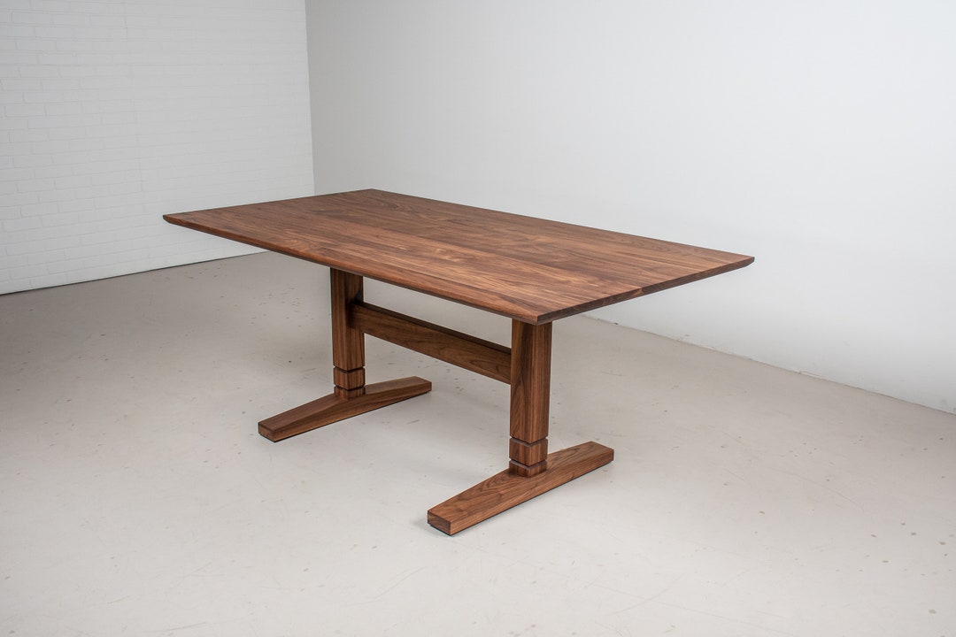 Echelon - Trestle Dining Table - Heritage Walnut main image 1