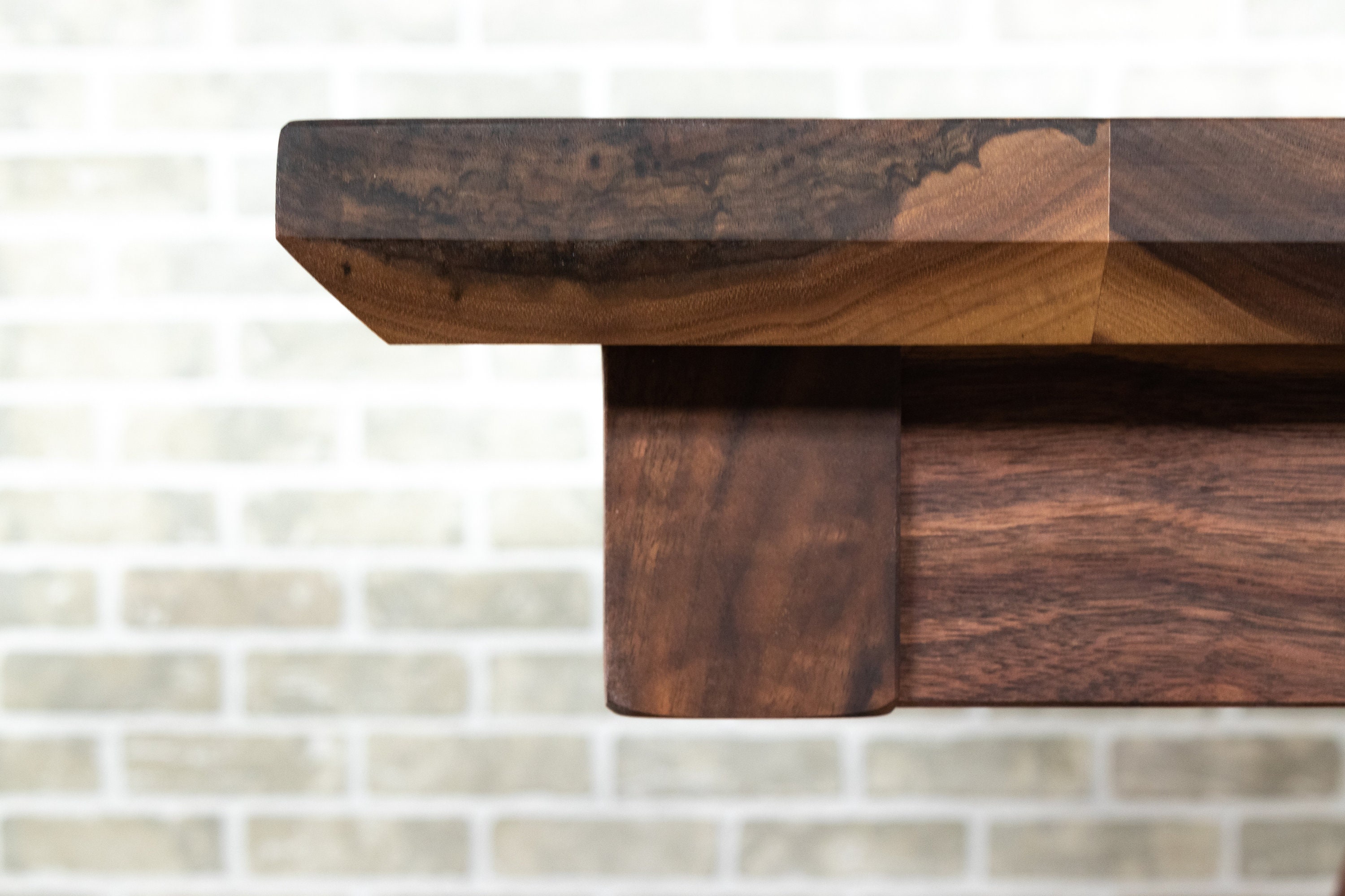 Walnut Extension Dining Table, Geared Mechanism, Expandable With