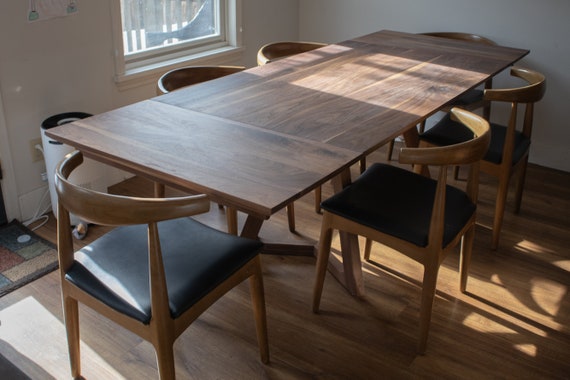 Walnut Extendable Table Custom Extension Dining Canada Walnut Extendable Table Custom, Walnut Dining Table Canada